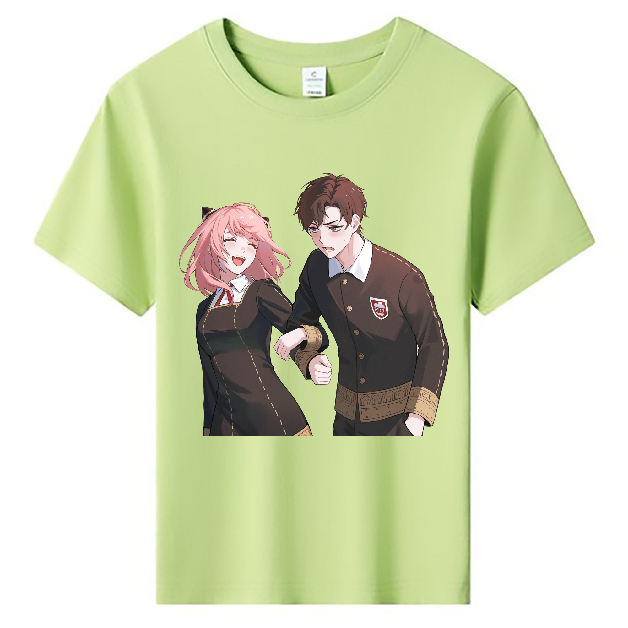 （画像用） SPY×FAMILY间谍家家酒 綿100％キッズTシャツ（フロントプリント）
